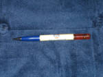 Gulf oil filled top mechanical pencil newer logo, $39.  