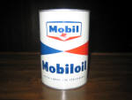 Mobil Mobiloil, excellent cond., full, $76.