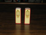 Sinclair Power X Salt & Pepper shakers, very scarce.  [SOLD]