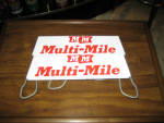 Multi-Mile tire display, has a few minor paint scratches, priced accordingly at $125. 