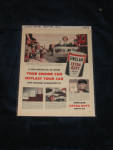 Sinclair Motor Oil print ad 1953, $20.  