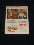 Veedol Motor Oil print ad 1947, $20.  